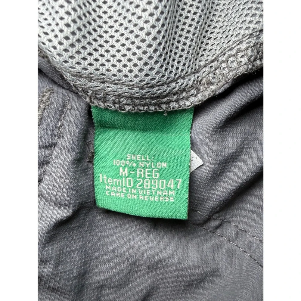 L.L. Bean Cargo Shorts Mens Medium Gray Nylon